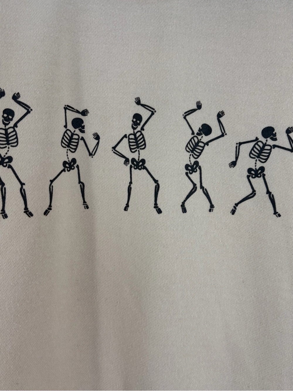 Dancing Skeleton Crewneck Sweatshirt (M) - Picture 3 of 11